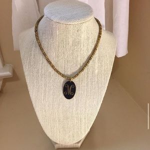 “M” Beaded Necklace/Chocker